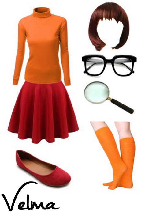 Pin By Caitlin Mauldin On Costumes Velma Costume Velma Halloween Costume Scooby Doo Costumes