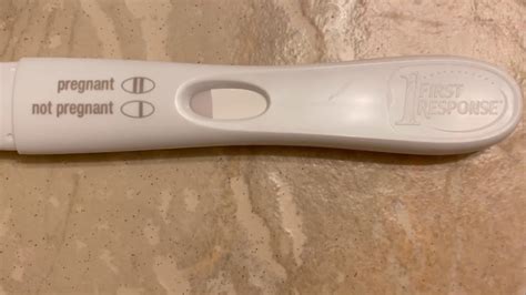 Positive First Response Pregnancy Test In Real Time Youtube