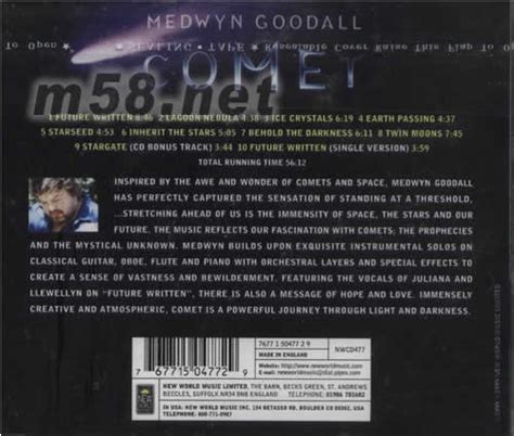 Comet彗星 价格 图片 Medwyn Goodall 原版音乐吧