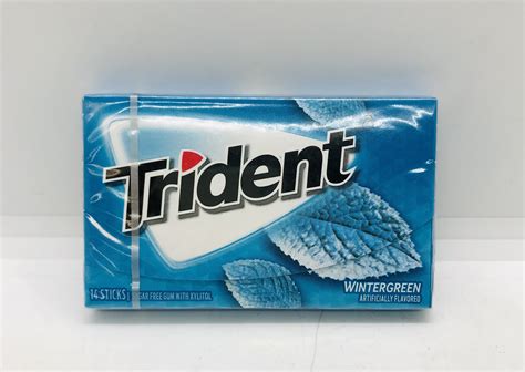 Trident Wintergreen Gum 14 Sticks Gala Apple Grocery And Produce