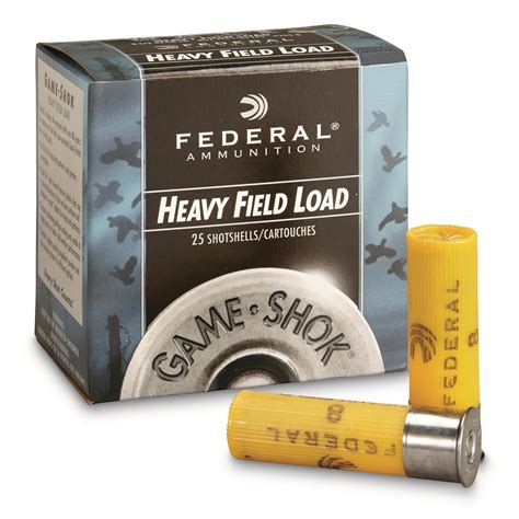 Federal Game Shok Heavy Field 20 Gauge 2 34 1 Oz Shotshell 25
