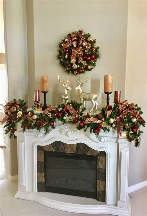 Burgundy Scroll Set Of 2 Christmas Wreath And Garland Cordless Led