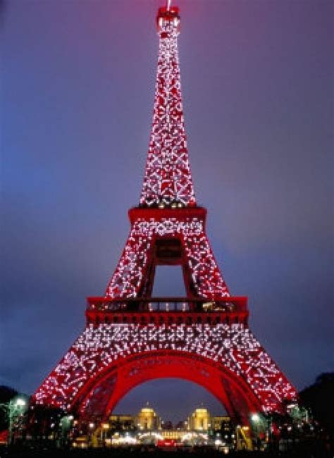 Paris At Night Pretty Pink Christmas In Paris Eiffel Tower Tower