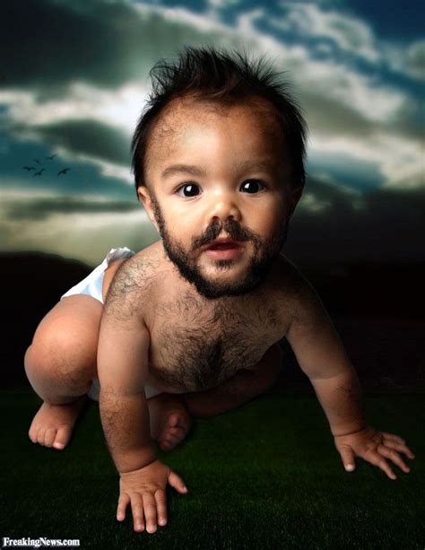 Very Hairy Baby Baby Pictures Baby Funny Pictures
