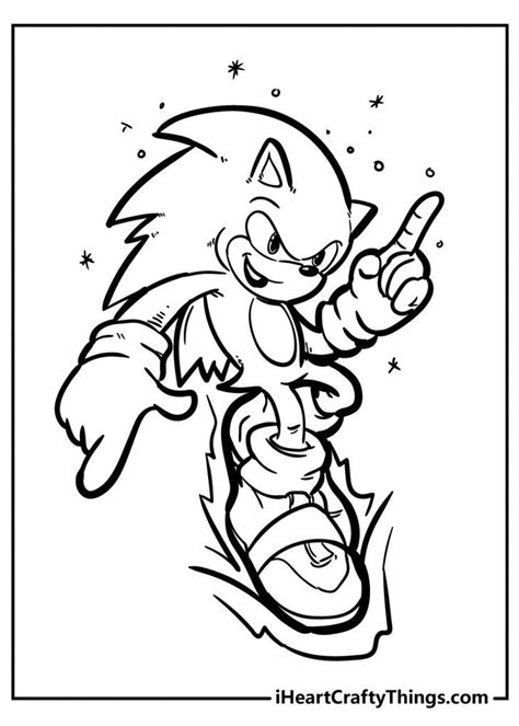 Sonic Coloring Pages 100 Free Printables