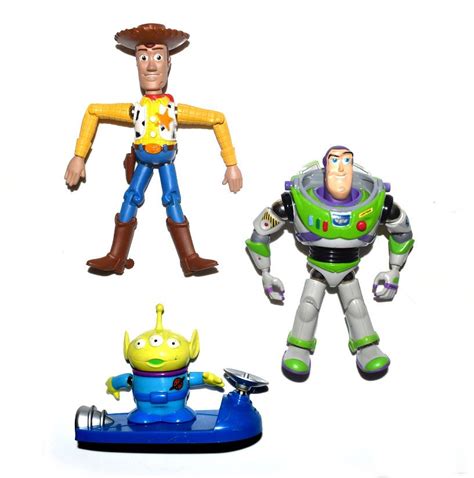 Disney Toy Story Buzz Lightyear Green Alien Woody Magnetic Construction
