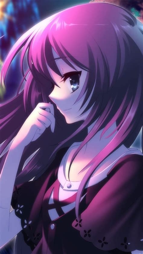 21 Anime Girl Purple Hair Wallpapers Wallpapersafari