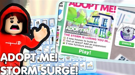Adopt Me Storm Event And New Expandable Houses Youtube