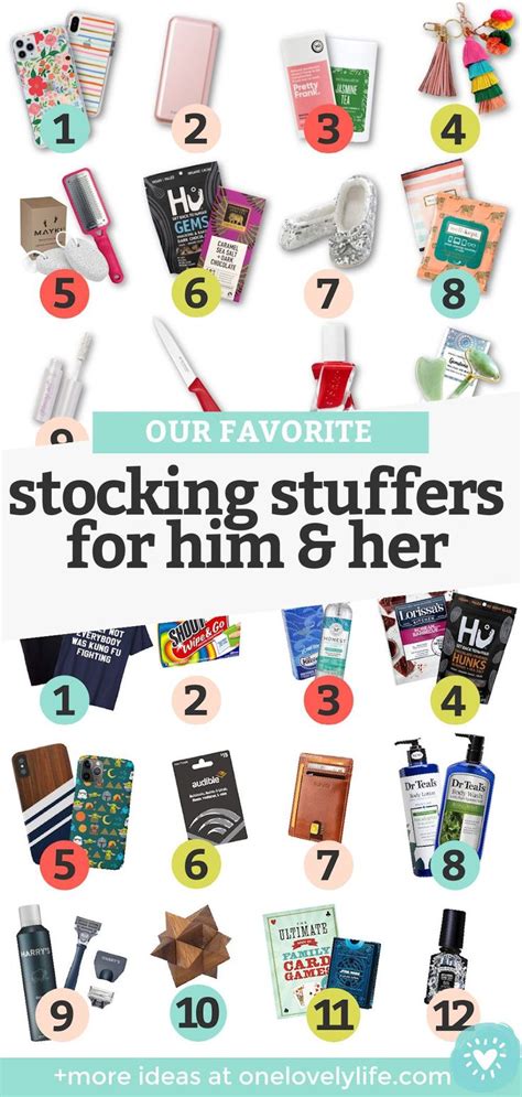 stocking stuffer ideas for him and her diy stocking stuffers unique stocking stuffers