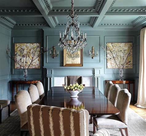 Pin By Alyson Moonan On Design Rooms Dining Room Blue Green Dining