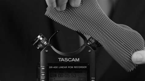 B W ASMR Tingly Close Up Tascam Triggers YouTube