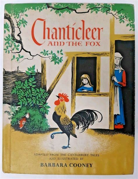 Chanticleer And The Fox By Barbara Cooney Vtg 50s Canterbury Tales 1958