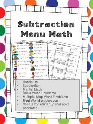 All the worksheets are available in pdf format which is easy for download. Free Printable Menu Math Worksheets. Math Worksheets Nd Grade Grade Math Worksheets Printable ...