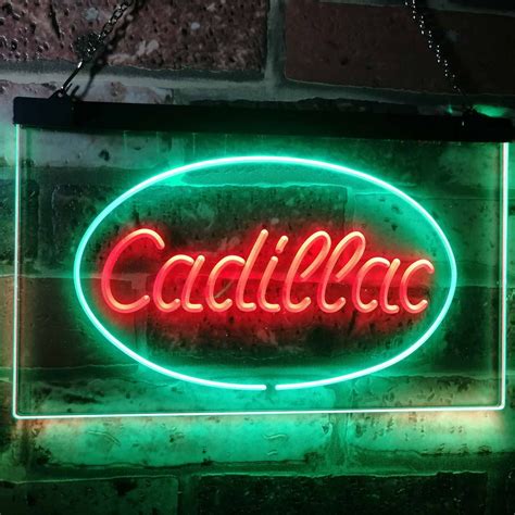 Cadillac Led Neon Sign Neon Sign Led Sign Shop Whats Your Sign