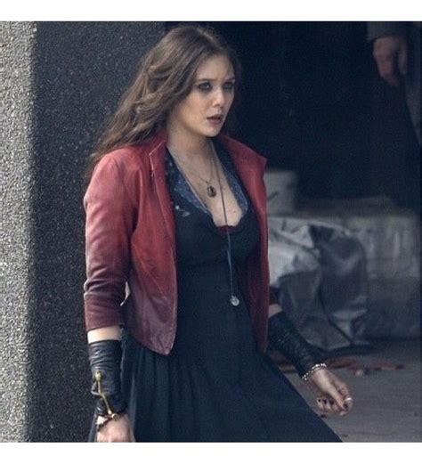 Avengers Age Of Ultron Wanda Maximoff Elizabeth Olsen Jacket