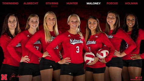Pin By Greg Anderson On Huskers And Such Volleyball Outfits Volleyball
