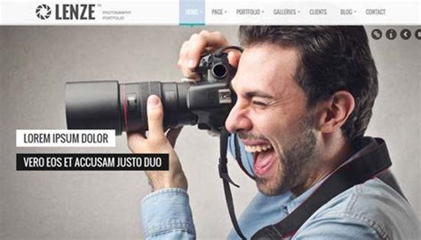 Photography Website Templates 28 Photography Website