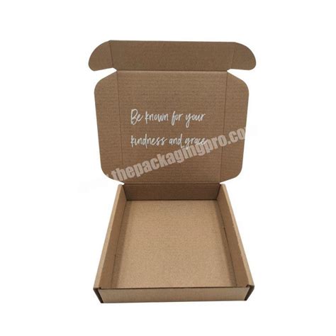 Eco Friendly Box Packaging Small Brown Kraft Paper Jewelry Boxes For
