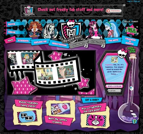 Monster High Site Internet Wiki Monster High Fandom