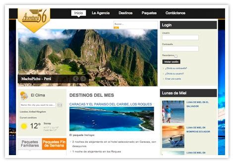 Agencia De Turismo Internacional Viajes Dise O Por Avendanoproducciones Com