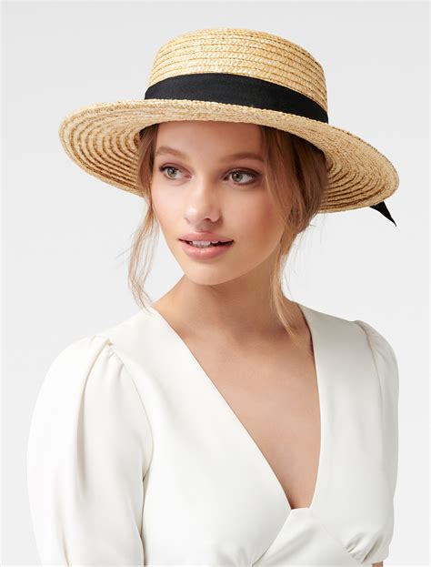 Grace Straw Boater Hat Womens Fashion Forever New