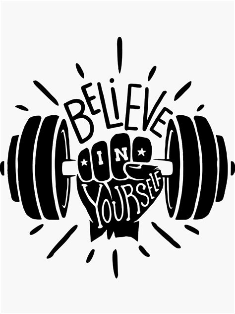 Believe In Yourself Sticker For Sale By Dosunets1 Redbubble