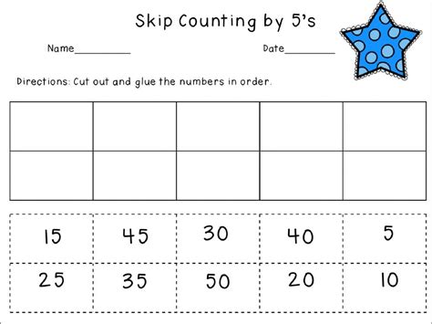 Count By 5s Worksheet