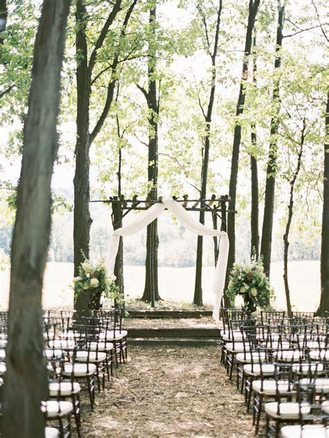 Outdoor Wedding Ceremony In The Woods Forest Wedding Enchanted