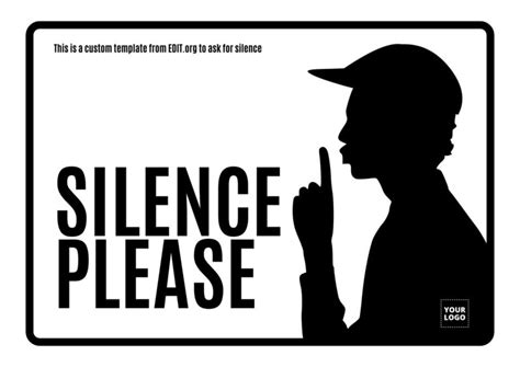 Keep Silent Sign
