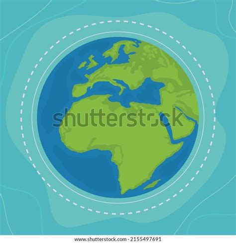 Global Map Earth Geography Design Stock Vector Royalty Free