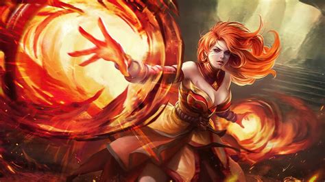 You can see them not only in the game or stream, but also on your desktop. Lina, Dota 2, 4K, #5.2071 Wallpaper