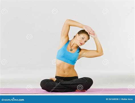Yoga Fitness Model Stock Photo Image Of Modern Beautiful 26160038