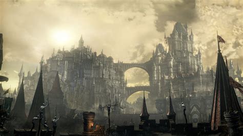 Castle Digital Wallpaper Dark Souls Iii Video Games Lothric Screen