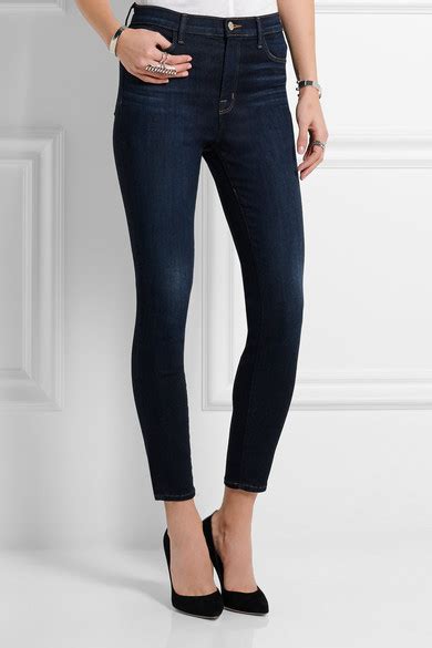 J Brand Alana Cropped High Rise Skinny Jeans Net A Porter Com
