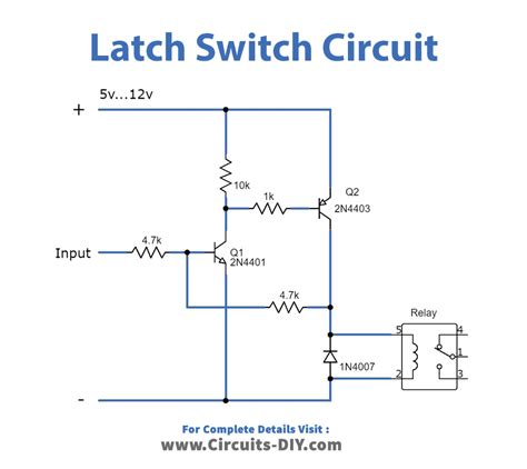 Latch Switch Using Transistors