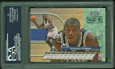 Maybe you would like to learn more about one of these? Lot Detail - Shaquille O'Neal Signed 1992-93 Fleer Ultra #328 Rookie Card - PSA/DNA Graded MINT 9