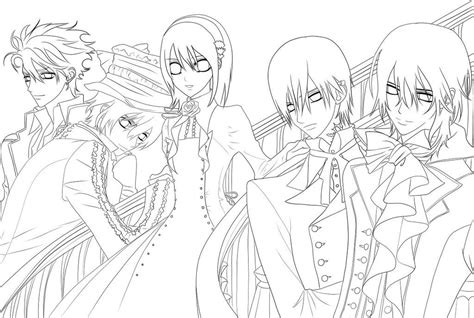 Anime Vampire Coloring Pages