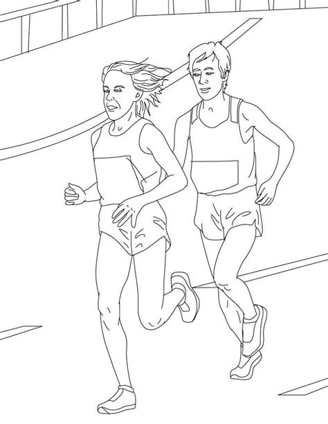 Dibujos De Atletismo Para Colorear Para Colorear Pintar E Imprimir Dibujos Online Com