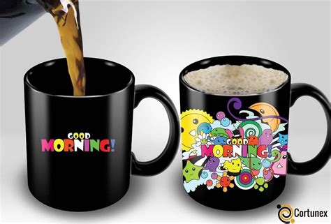 Magic Coffee Mugs Heat Sensitive Color Changing Coffee Mug Good T