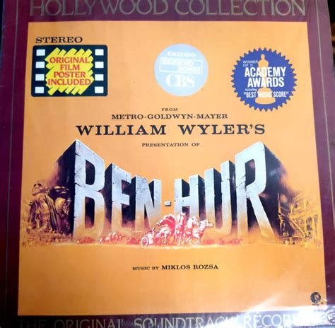 Miklos Rozsa Ben Hur Original Soundtrack Recording Vinyl Discogs