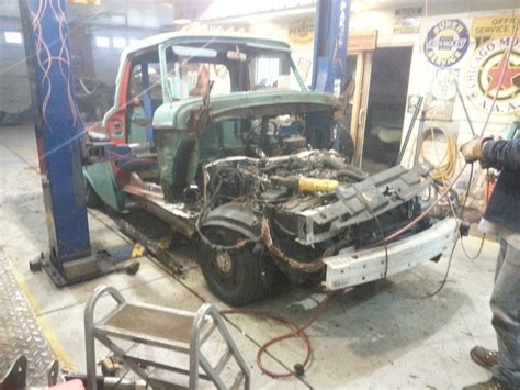 66 Ford F100 And 2004 Crown Vic Body Swap