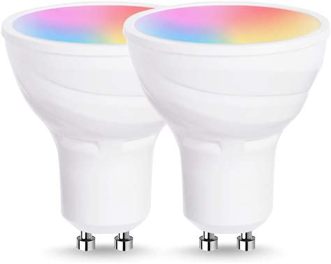 Lohas Gu10 Smart Light Bulbs Colour Changing Wifi Spotlight Multi
