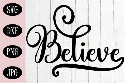 Free Svg Believe Christmas Svg 5421 File For Cricut