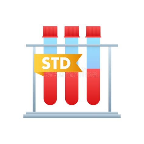 Std For Banner Designstd Sexual Transmitted Disease Vector Icon