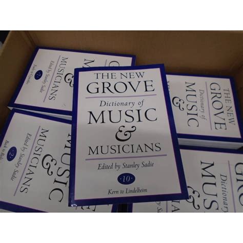 List of the grove dictionary of musical instruments articles on grove music online; The New Grove Dictionary of Music and Musicians | Oxfam GB | Oxfam's Online Shop