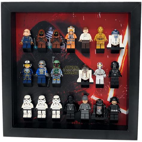 Spielzeug Display Case Frame To Display Lego Star Wars Minifigures