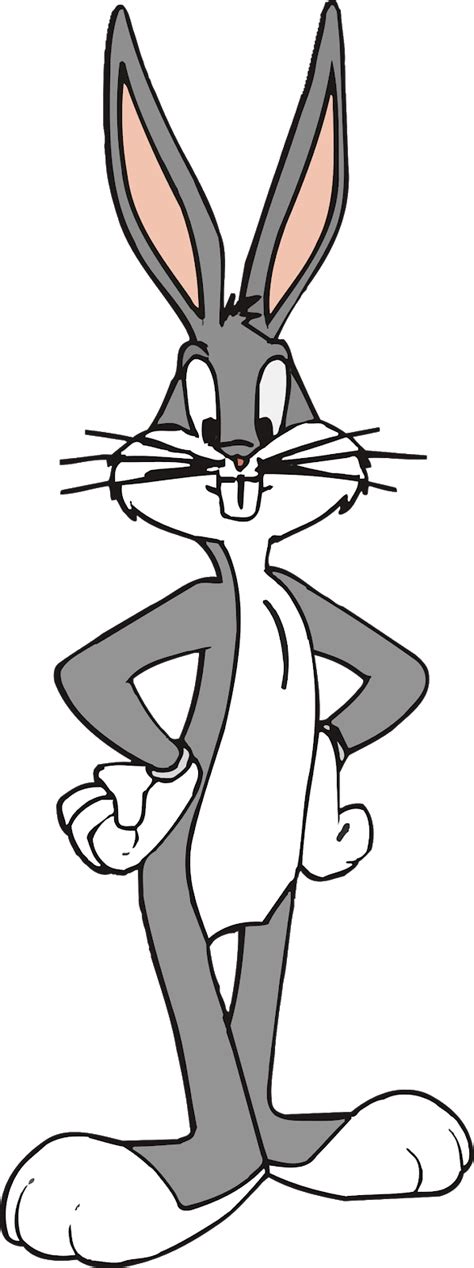 According to chase craig, who was a member of tex avery's cartoon unit and later wrote and drew the first bugs bunny comic sunday pages and bugs' first comic book; Bugs Bunny Cartoon Transparent Background | PNG Mart