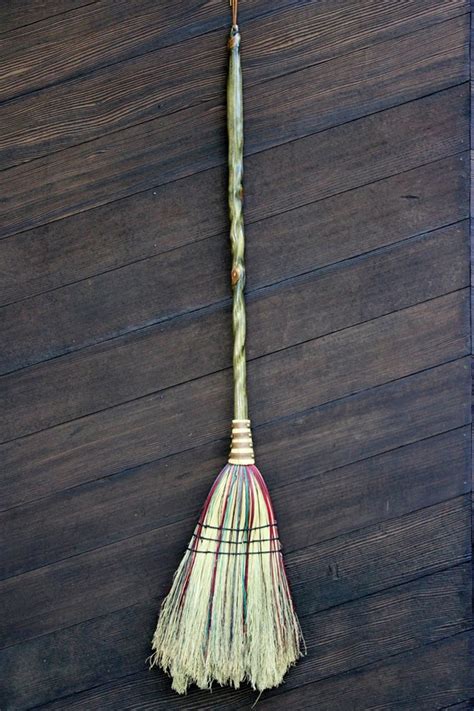 Items Similar To Handmade Kitchen Broom Green Stormy Eyes On Etsy