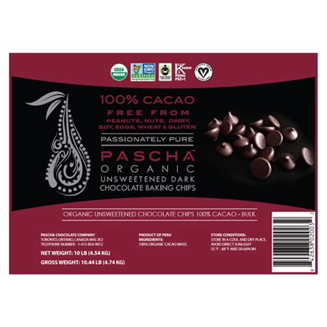 Gfg Gourmet Express Chip Chocolate Unsweetened Dark 100 Cacao