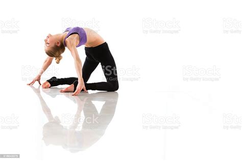 Gymnast Girl Bending Over Backwards Stock Photo Download Image Now